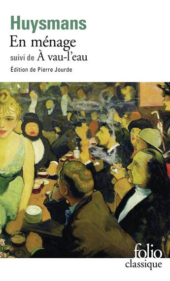 Couverture du livre « En ménage : À vau-l'eau » de Joris-Karl Huysmans aux éditions Folio