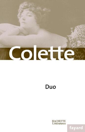 Couverture du livre « Duo » de Colette aux éditions Fayard