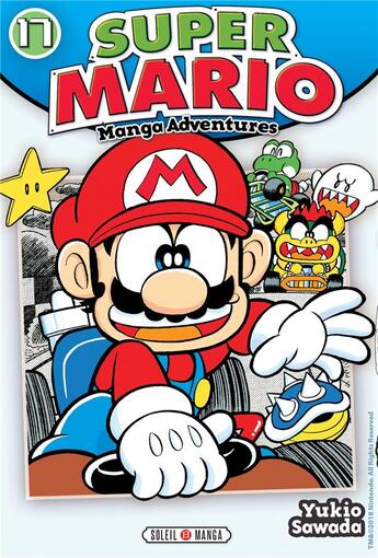 Couverture du livre « Super Mario ; manga adventures Tome 17 » de Yukio Sawada aux éditions Soleil