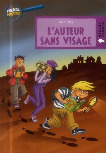 Couverture du livre « L'auteur sans visage » de Nicolas Julo et Roy Ron aux éditions Rageot