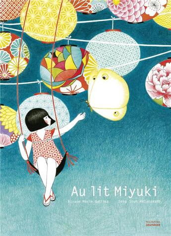 Couverture du livre « Au lit Miyuki » de Seng Soun Ratanavanh et Roxane-Marie Galliez aux éditions La Martiniere Jeunesse