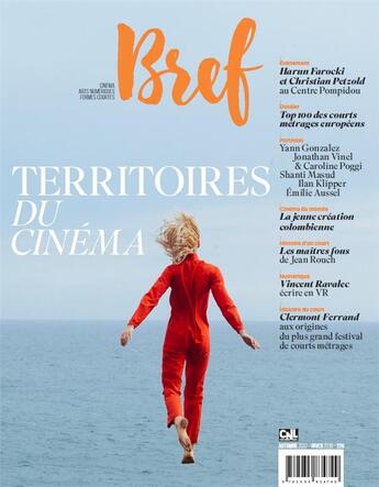 Couverture du livre « Bref - territoires du cinema n122 » de  aux éditions Agence Du Court Metrage