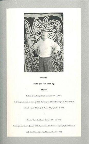 Couverture du livre « Picasso as seen by otero » de Otero Roberto aux éditions La Fabrica