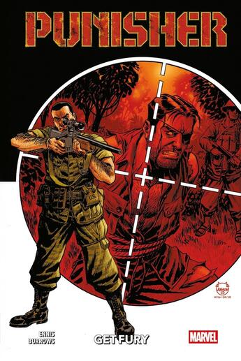 Couverture du livre « Punisher : Get Fury » de Garth Ennis et Jacen Burrows aux éditions Panini