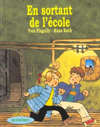 Couverture du livre « En sortant de l'école ; CE1, série 1 » de Yves Pinguilly aux éditions Magnard