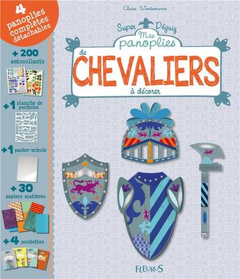 Couverture du livre « Mes panoplies de chevaliers » de Claire Wortemann aux éditions Fleurus