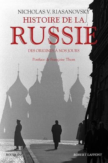 Couverture du livre « Histoire de la Russie » de Nicholas V. Riasanovsky aux éditions Bouquins