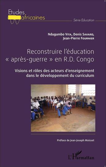 Couverture du livre « Reconstruire l'éducation 