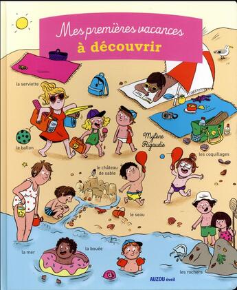 Couverture du livre « Mes premières vacances à découvrir » de Mylene Rigaudie aux éditions Auzou