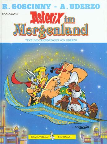 Couverture du livre « Asterix T.28 ; Asterix im Morgenland » de Rene Goscinny et Albert Uderzo aux éditions Albert Rene