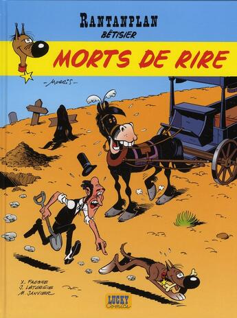 Couverture du livre « Rantanplan Tome 19 : morts de rire » de Jean Leturgie et Michel Janvier et Xavier Fauche et Morris aux éditions Lucky Comics