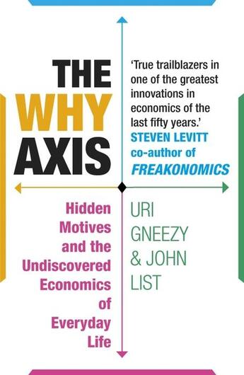 Couverture du livre « THE WHY AXIS » de John List et Uri Gneezy aux éditions Cornerstone