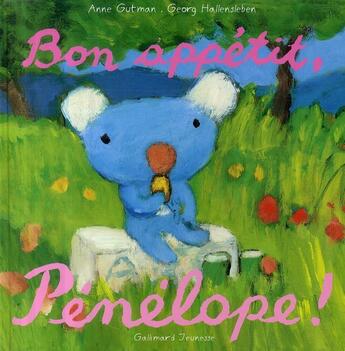 Couverture du livre « Bon appétit, Pénélope ! » de Anne Gutman et Georg Hallensleben aux éditions Gallimard-jeunesse