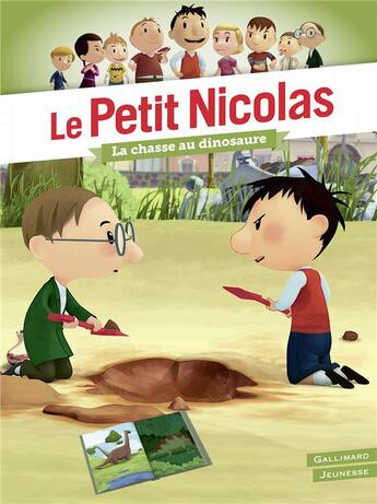 Couverture du livre « Le petit Nicolas Tome 18 : la chasse au dinosaure » de Emmanuelle Kecir-Lepetit aux éditions Gallimard-jeunesse