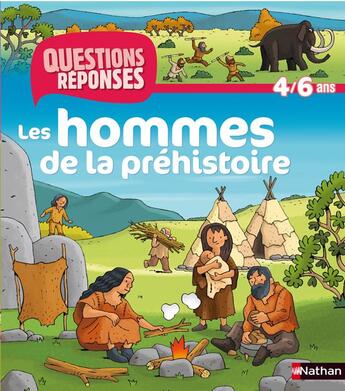 Couverture du livre « Les hommes préhistoriques » de Robert Barborini et Cecile Jugla aux éditions Nathan