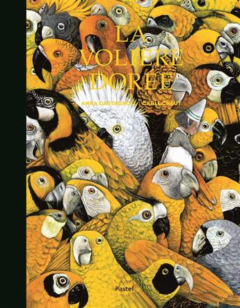 Couverture du livre « La volière dorée » de Carll Cneut et Anne Castagnoli aux éditions Ecole Des Loisirs