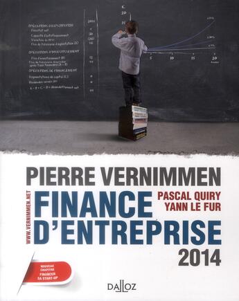 Couverture du livre « Finance d'entreprise (édition 2014) » de Yann Le Fur et Pierre Vernimmen et Pascal Quiry aux éditions Dalloz