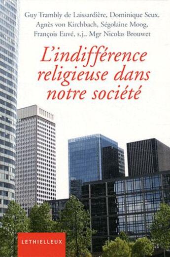 Couverture du livre « Indifférence religieuse dans notre société » de  aux éditions Lethielleux