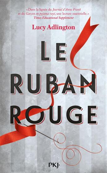 Couverture du livre « Le ruban rouge » de Lucy Adlington aux éditions Pocket Jeunesse