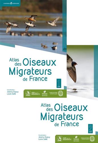 Couverture du livre « Atlas des oiseaux migrateurs de France » de Jeremy Dupuy et Louis Salle aux éditions Biotope