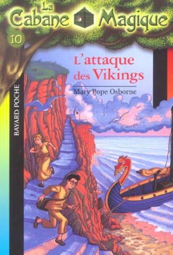 Couverture du livre « La cabane magique t.10; l'attaque des vikings » de Osborne M P aux éditions Bayard Jeunesse