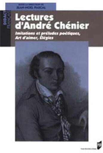 Couverture du livre « Lectures d'1ndre chenier » de  aux éditions Pu De Rennes