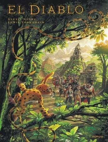 Couverture du livre « El diablo : Le marsupilami de Nesme et Trondheim » de Lewis Trondheim et Alexis Nesme aux éditions Dupuis