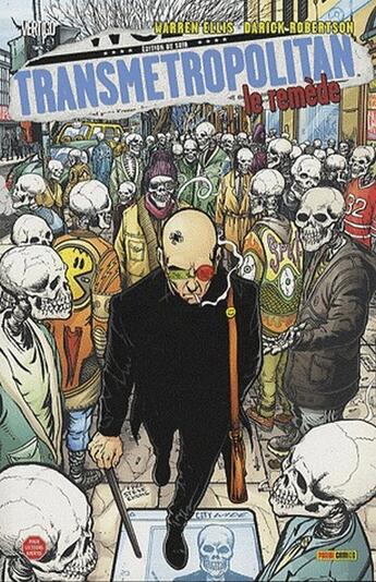 Couverture du livre « Transmetropolitan t.5 : le remède » de Darick Robertson et Warren Ellis aux éditions Panini