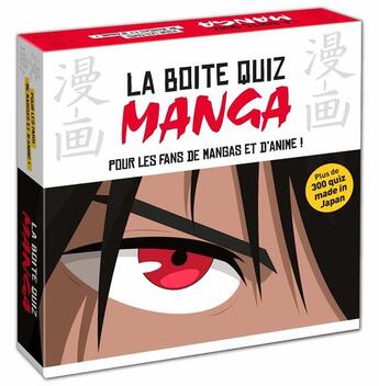 Couverture du livre « La boite quiz manga : pour les fans de mangas et d'anime ! » de  aux éditions Play Bac