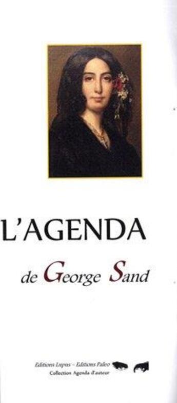 Couverture du livre « L'agenda de George Sand » de Gabrielle De Bussac aux éditions Paleo