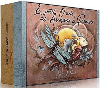 Couverture du livre « Le petit oracle des animaux de pouvoir » de Celia Melesville et Claire Duval aux éditions Contre-dires