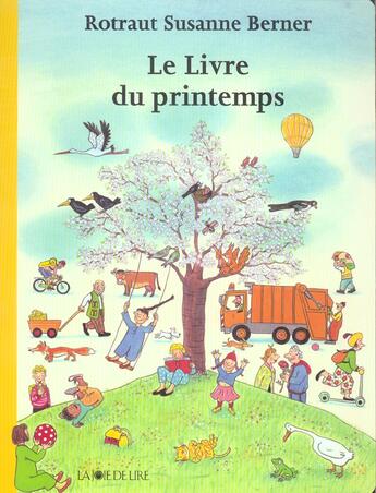 Couverture du livre « Le livre du printemps » de Rotraut Susanne Berner aux éditions La Joie De Lire