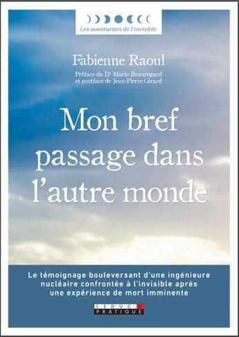 Couverture du livre « Mon bref passage dans l'autre monde » de Fabienne Raoul aux éditions Leduc