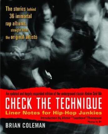 Couverture du livre « Check the technique » de Coleman Brian aux éditions Random House Us