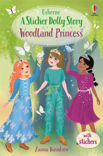 Couverture du livre « Woodland princess : a sticker dolly story » de Zanna Davidson et Addy Rivera Sonda aux éditions Usborne