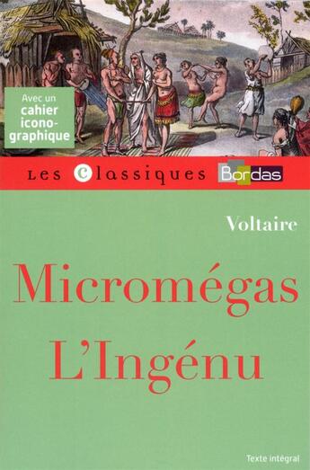 Couverture du livre « Migromégas ; l'ingénu » de Voltaire aux éditions Bordas