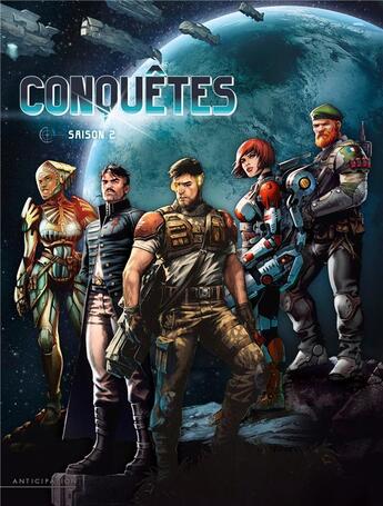 Couverture du livre « Conquêtes : coffret vol.2 : Tomes 6 à 10 : saison 2 » de Jean-Luc Istin et Nicolas Jarry et Collectif aux éditions Soleil