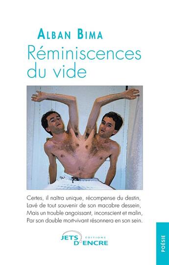 Couverture du livre « Réminiscences du vide » de Alban Bima aux éditions Jets D'encre