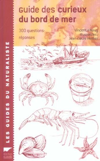 Couverture du livre « Guide Des Curieux Du Bord De Mer » de Albouy/Verdier aux éditions Delachaux & Niestle