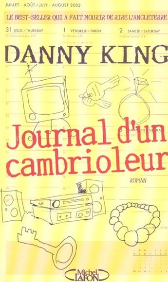 Couverture du livre « Journal D'Un Cambrioleur » de Danny King aux éditions Michel Lafon