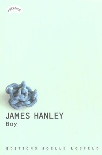 Couverture du livre « Boy » de James Hanley aux éditions Joelle Losfeld
