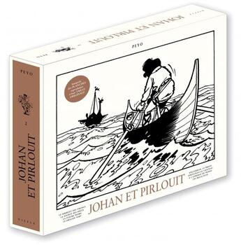 Couverture du livre « Johan et Pirlouit : coffret Intégrale vol.2 » de Peyo aux éditions Niffle