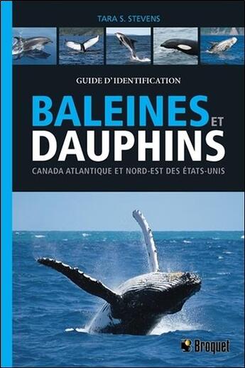 Couverture du livre « Baleines et dauphins » de Tara Stevens aux éditions Broquet