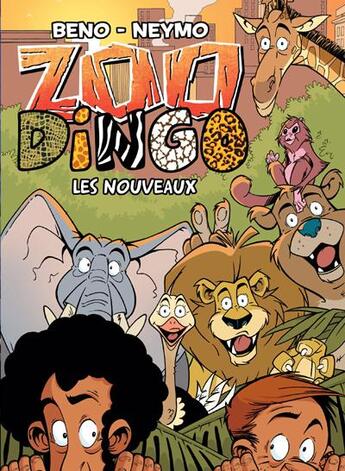 Couverture du livre « Zoo dingo T.1 ; les nouveaux » de Beno et Neymo aux éditions P'tit Louis