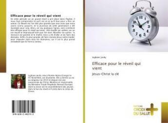 Couverture du livre « Efficace pour le réveil qui vient » de Lighans Jordy aux éditions Croix Du Salut