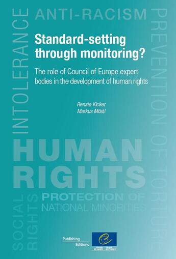 Couverture du livre « Standard-setting through monitoring? The role of Council of Europe expert bodies in the development of human rights » de  aux éditions Epagine