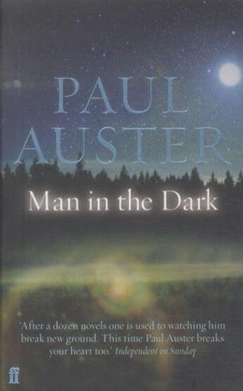 Couverture du livre « Man in the Dark » de Paul Auster aux éditions Faber Et Faber