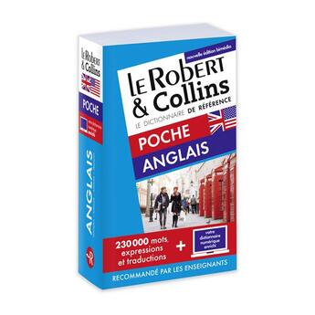 Couverture du livre « Dictionnaire le Robert & Collins poche ; anglais » de  aux éditions Le Robert