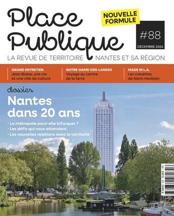 Couverture du livre « Place publique n 88 - hiver 2024-2025 » de Memoires Et Debats aux éditions Revue Place Publique