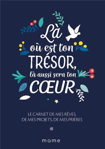 Couverture du livre « La ou est ton tresor, la aussi sera ton c ur - carnet » de  aux éditions Fleurus